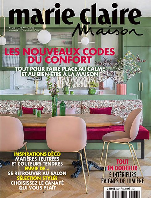 MARIE CLAIRE MAISON N°532 MARS-AVRIL 2022 par Bérangère Perrocheau