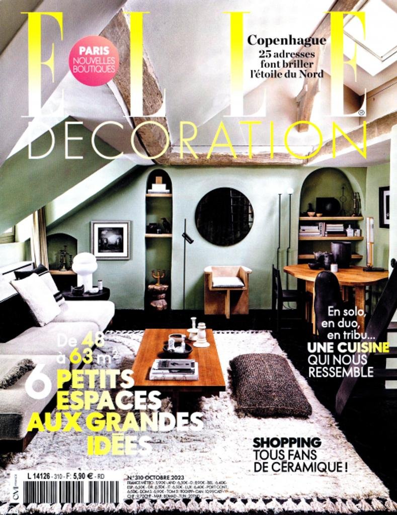 ELLE DÉCORATION N°OCT 2023 par Aurore Sfez