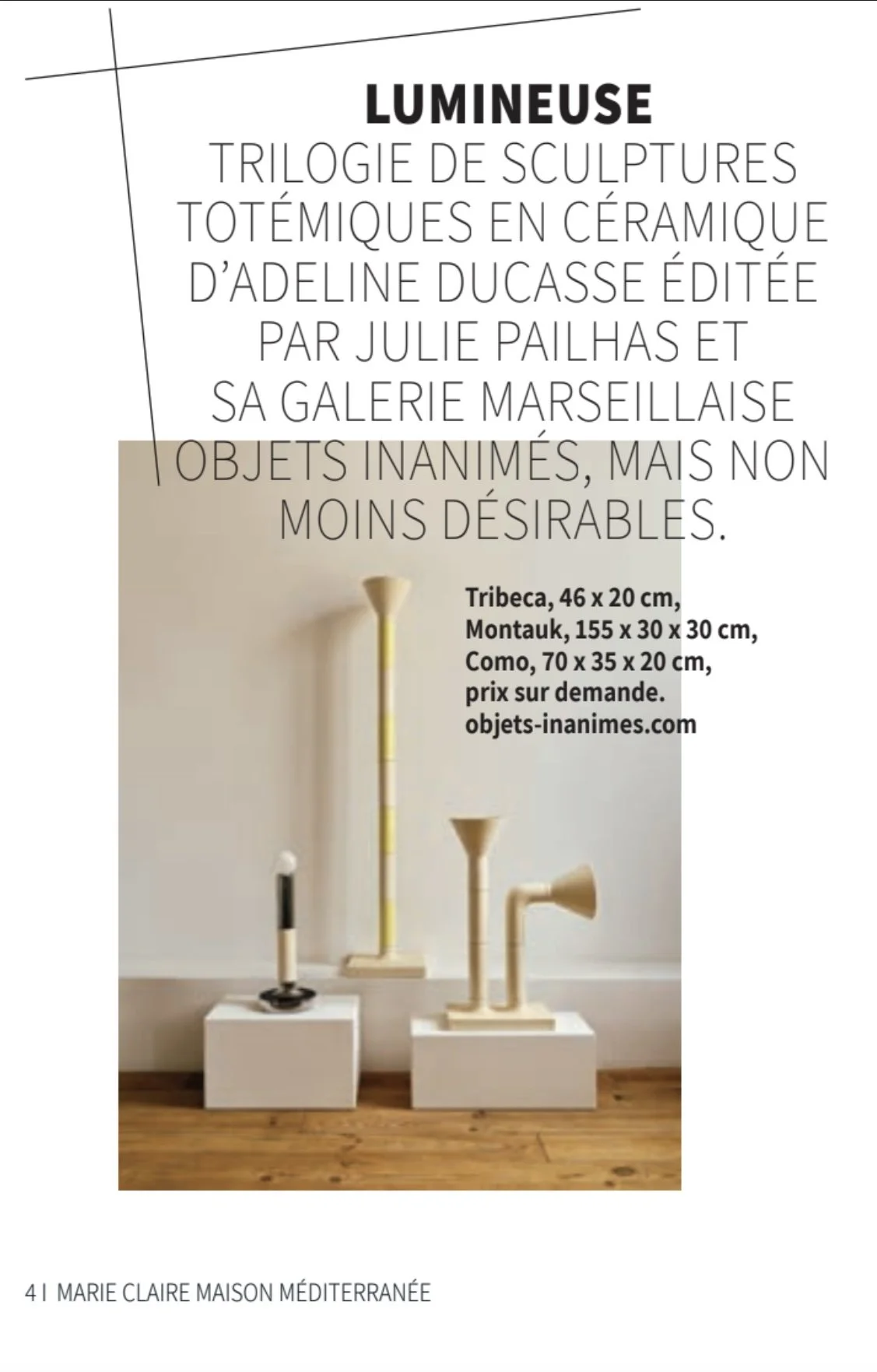 MARIE CLAIRE MAISON Printemps 25 par Luc Clément