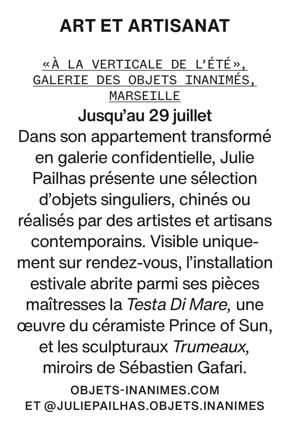 M LE MONDE 19 JUILLET 25 par Marie Anne Bruschi