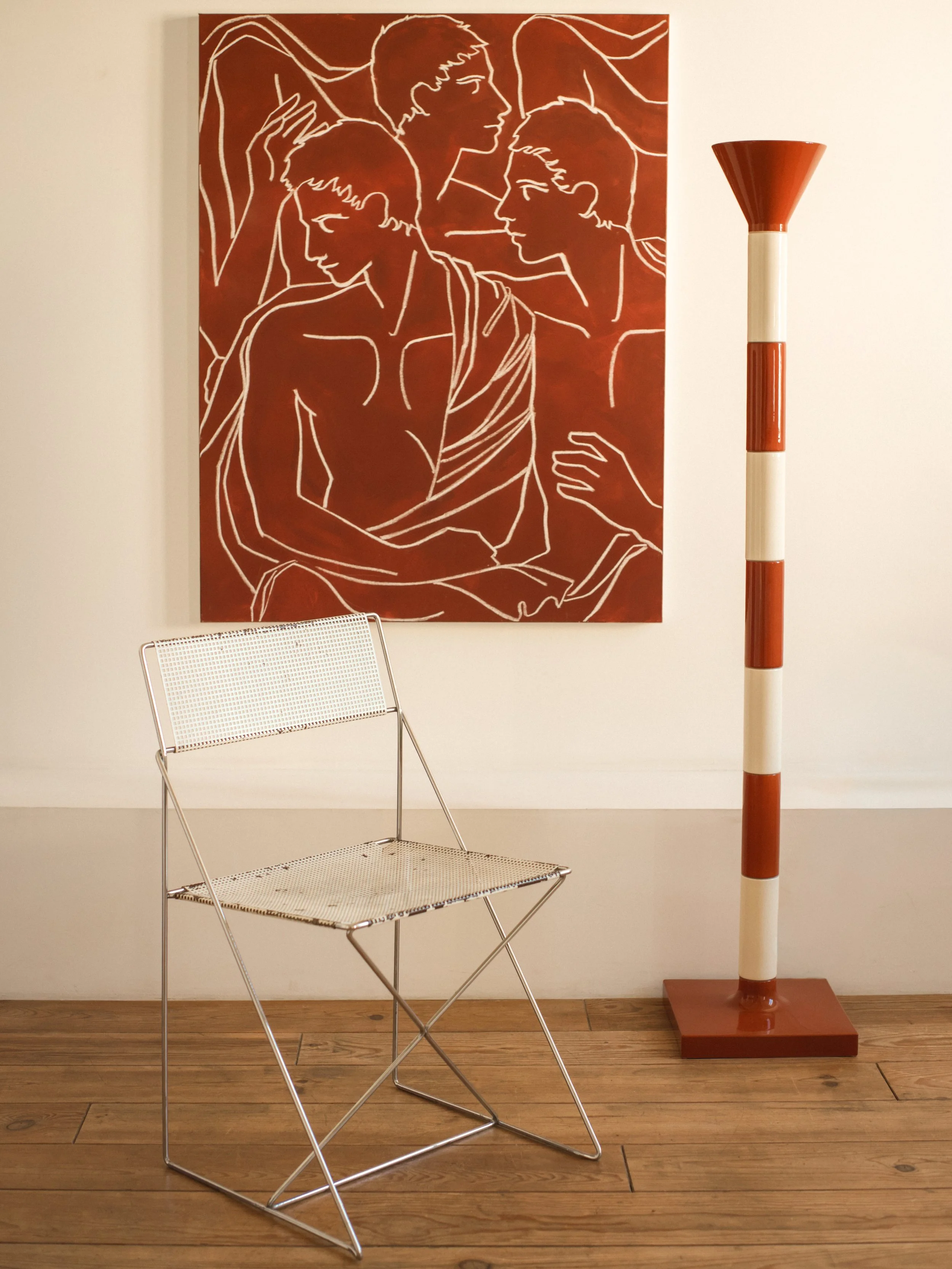 SET DE 4 CHAISES X LINE | Niels Jørgen Haugesen, circa 1977