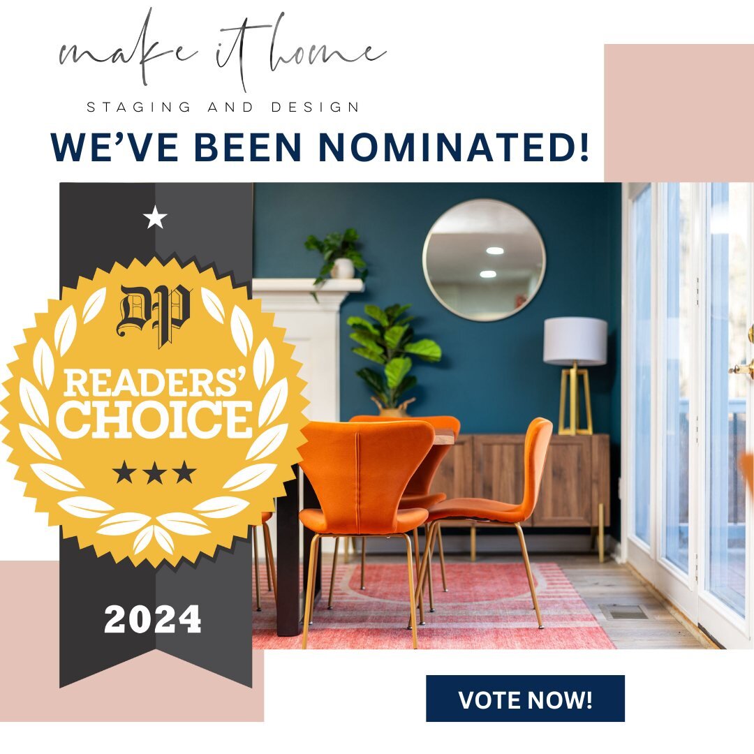 It is an honor to be nominated for readers' choice favorite home decor/accessories. Accessories are definitely one of our favorite parts of design. It is those final little details that really make a space come together. Thank you for the nomination!