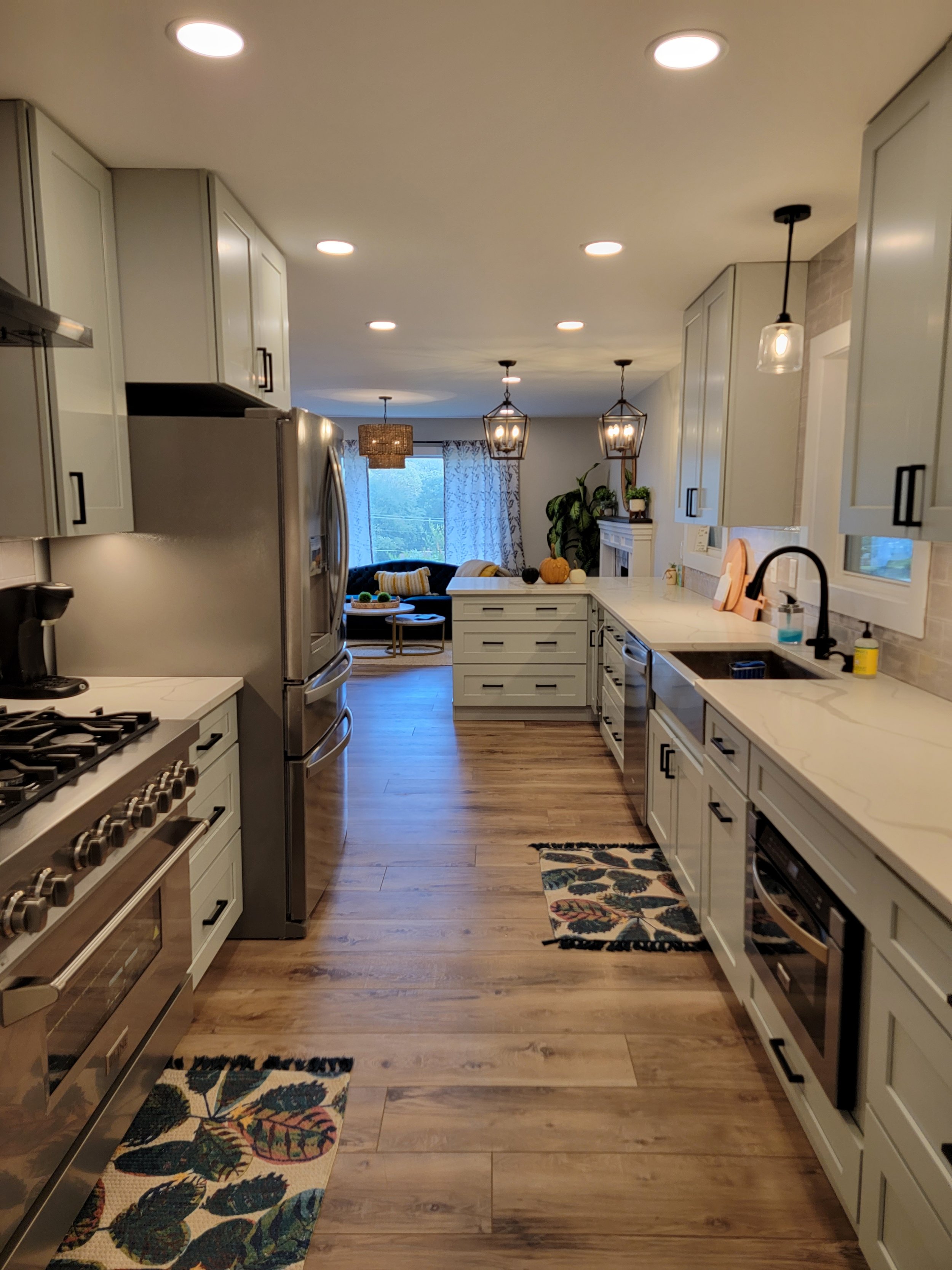 Removing a Wall and a Full Kitchen Remodel Really Opened Up the Space!