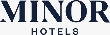 Text that reads 'MINOR HOTELS' in bold uppercase letters