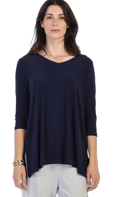 3/4 Slv Tunic with Slits