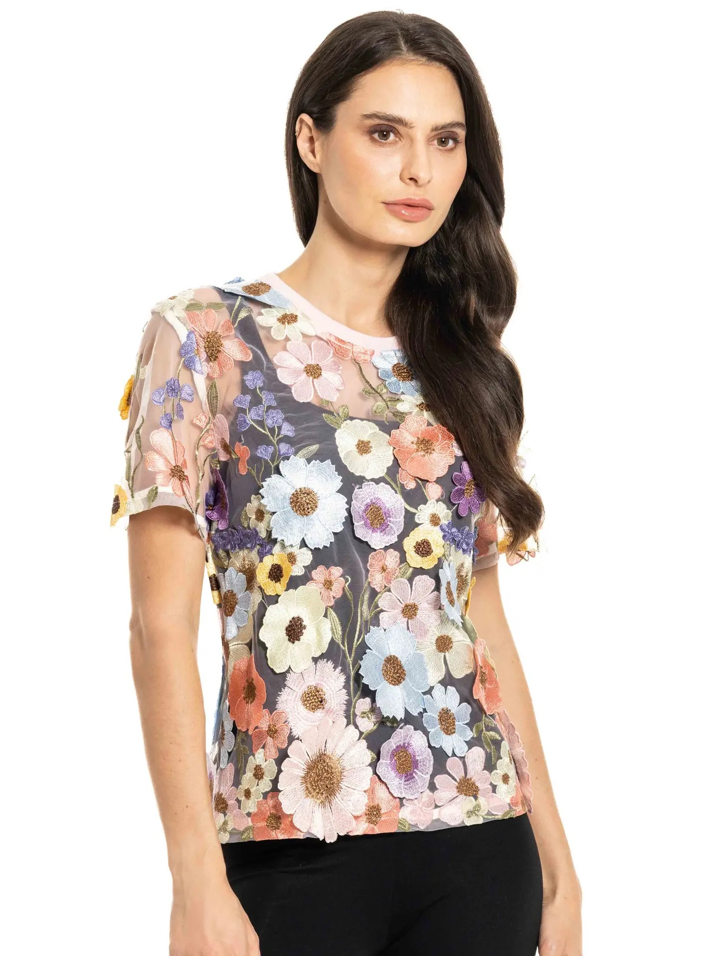 Garden Floral 3D Top