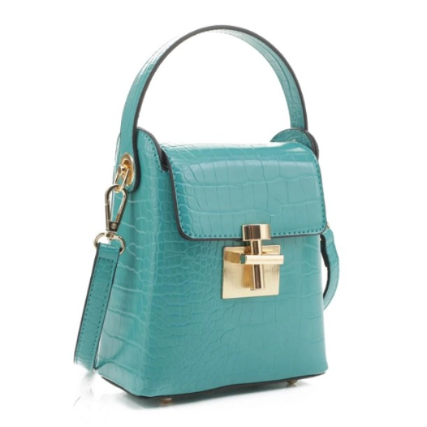 Abby Croc Bucket Bag