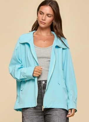 A Line Hoodie Zip Jacket