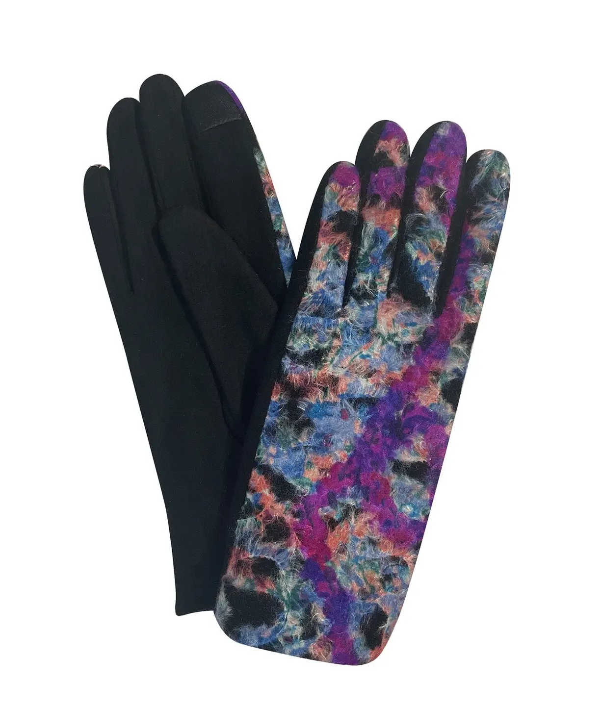 Swirl Print Jersey Glove