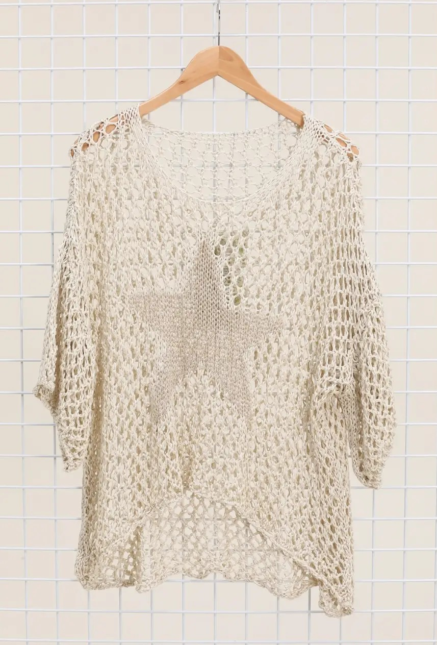 Crochet Star Pullover