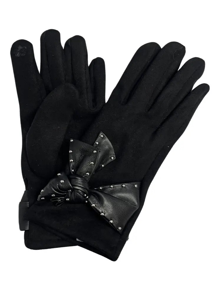 Studded Bow Glove