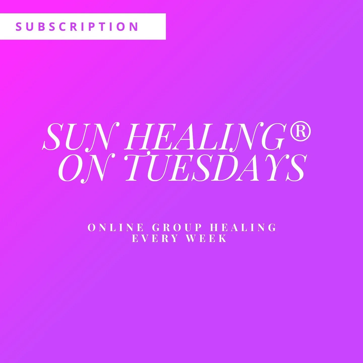 Give yourself the best GIFT: Healing Meditations every week. NOW BLACK WEEK discount SEK 777 the first month. 

Join us today at 12.00 pm CET or watch the replay when it suits you.
Check it out in my BIO.

Love, Andora Rose