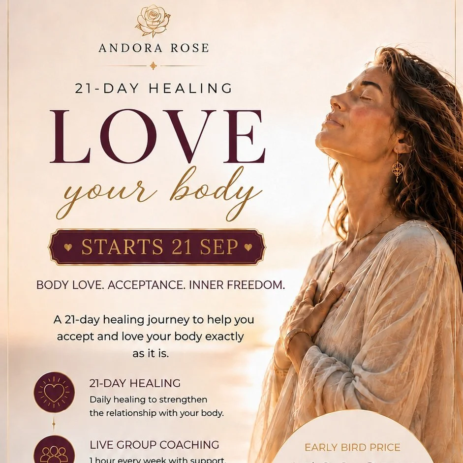 LOVE YOUR BODY &ndash; 21-DAY HEALING
Over the course of 21 days, you will receive support in uncovering and releasing subconscious thoughts and emotions that affect your relationship with your body. You will learn to accept and love your body exactl