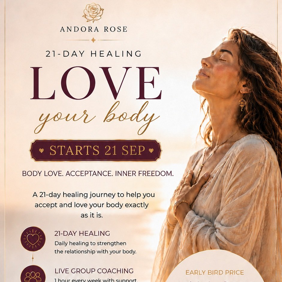 LOVE YOUR BODY &ndash; 21-DAY HEALING
Over the course of 21 days, you will receive support in uncovering and releasing subconscious thoughts and emotions that affect your relationship with your body. You will learn to accept and love your body exactl