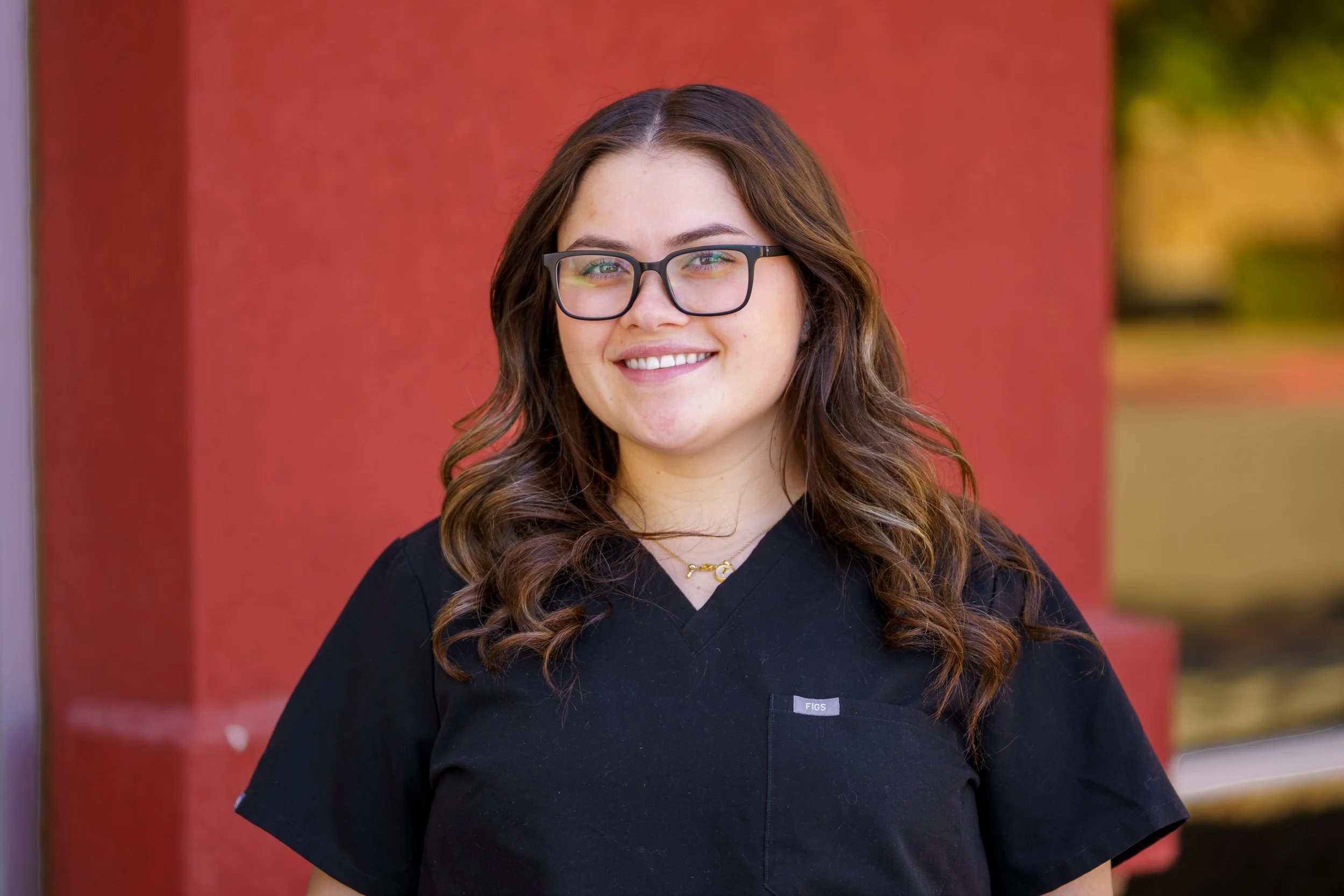 Professional outdoor portrait of a dental office team member in Gilbert, Arizona