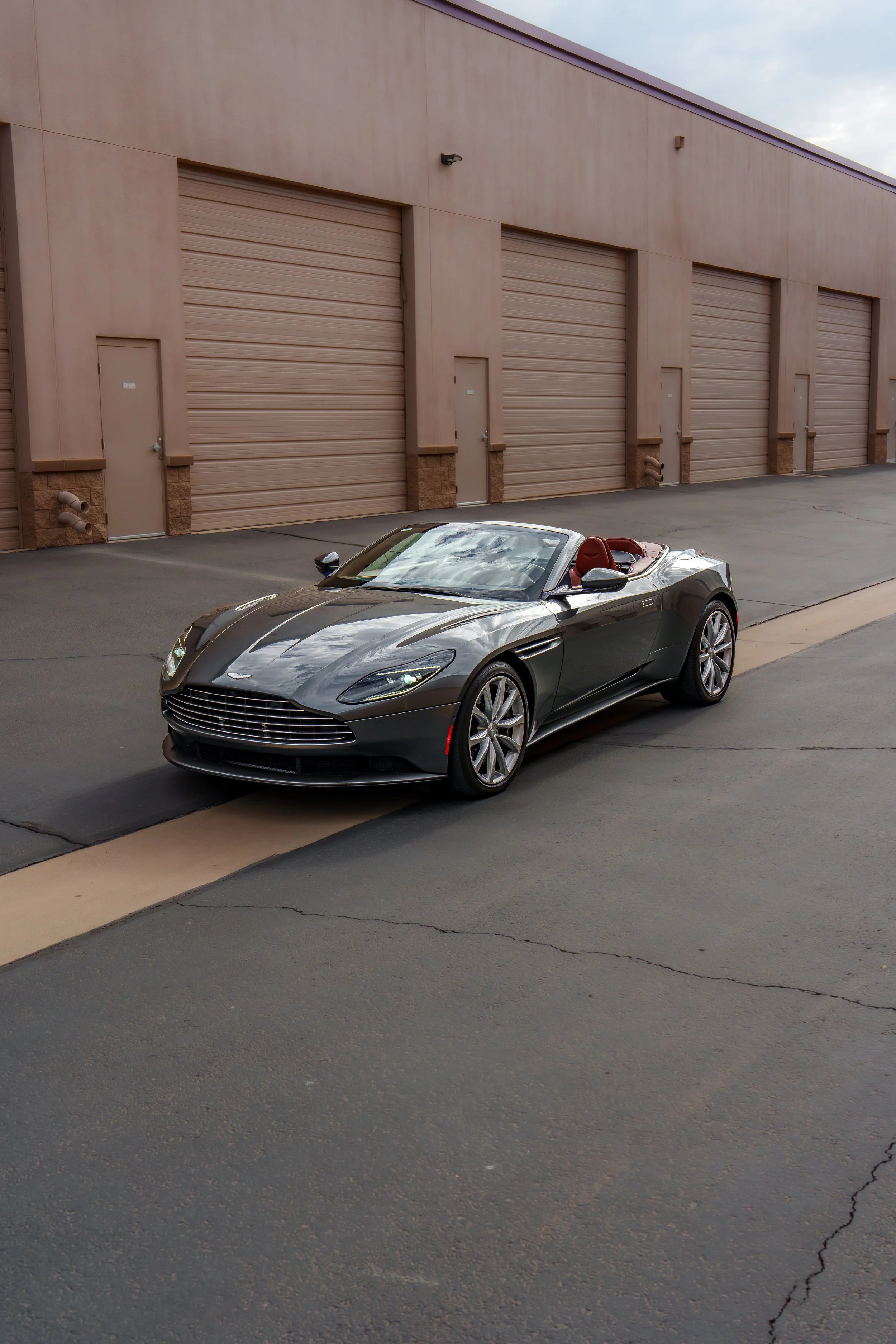 2020 Aston Martin DB11 Volante photographed with the convertible top down in Cave Creek, Arizona