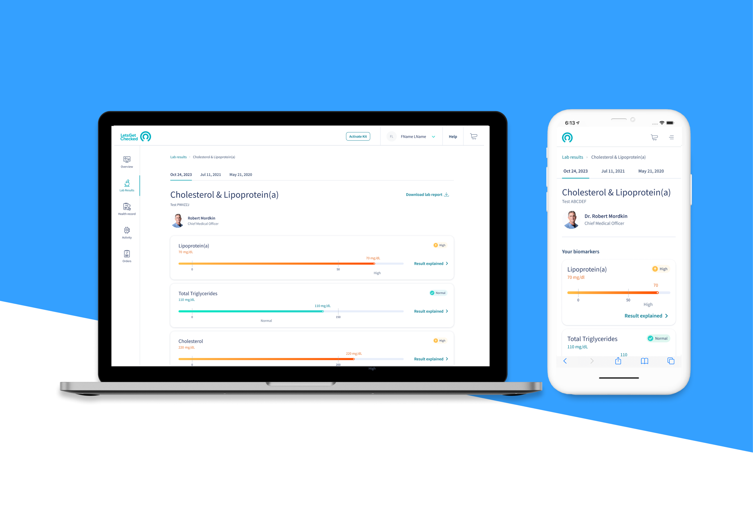 Making complex health results simple for patients