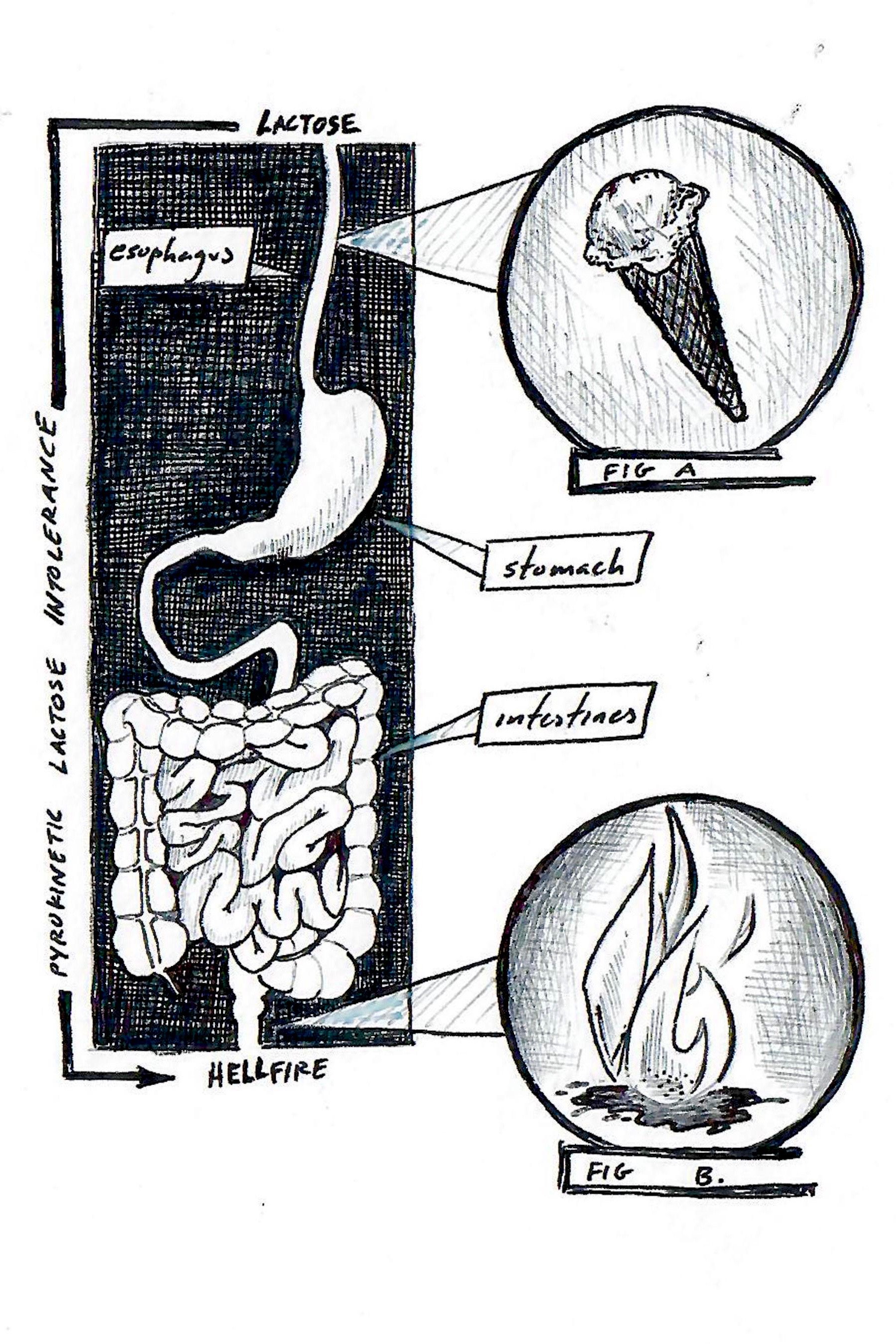 Pyrokinetic Lactose Intolerance