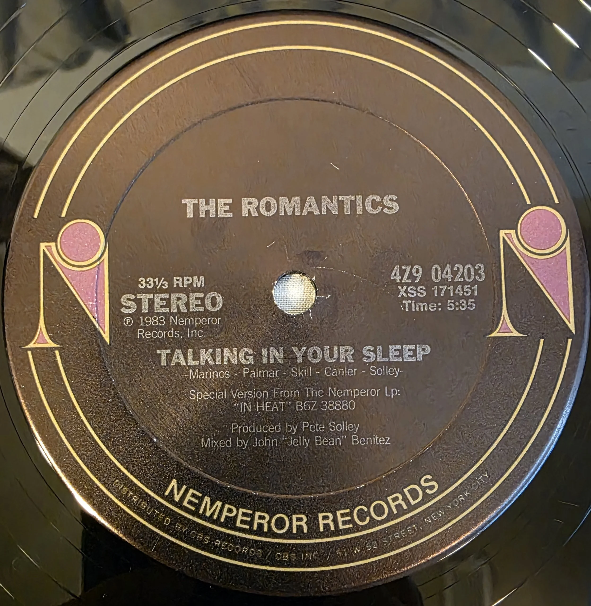 The Romantics - Talking In You Sleep