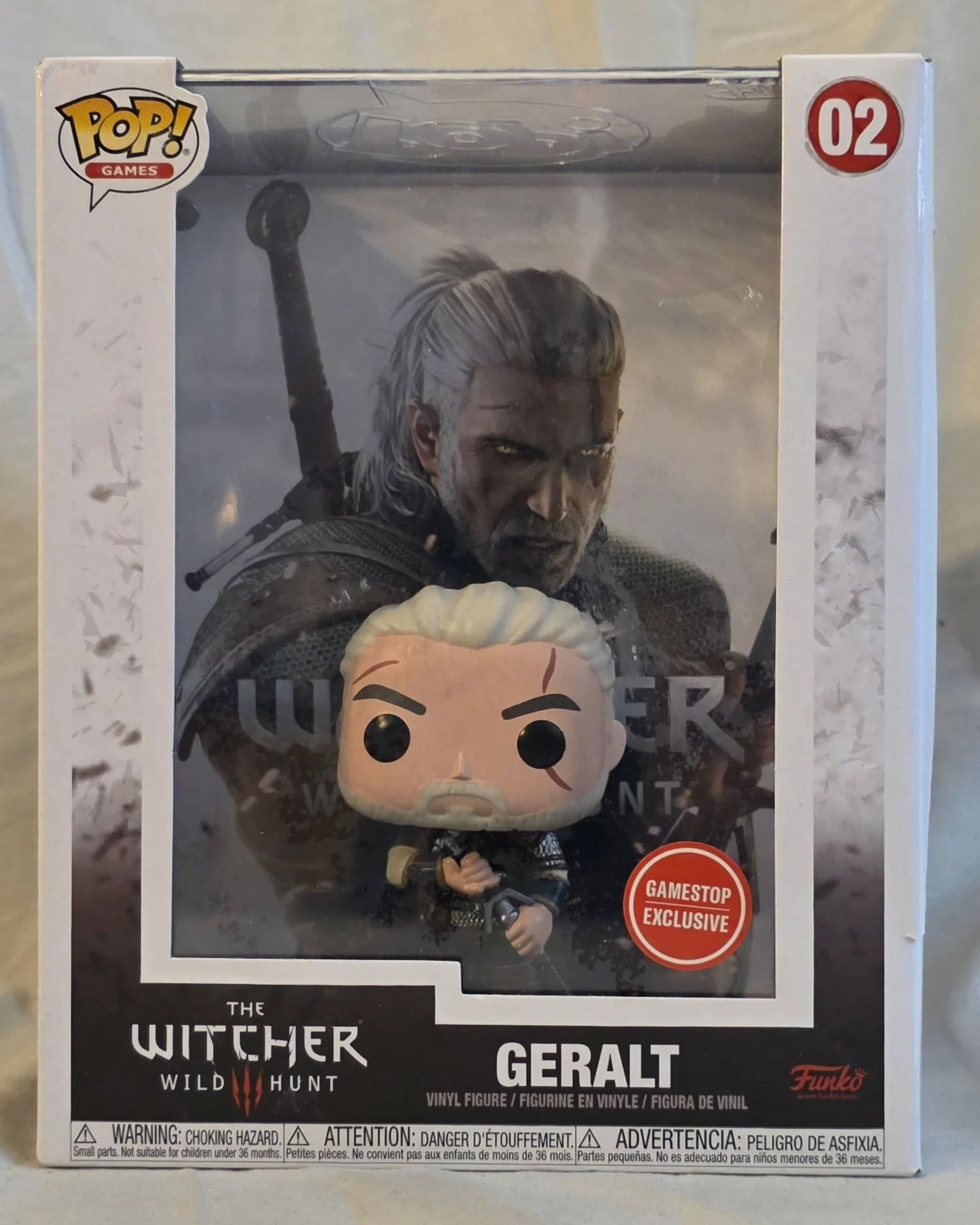 Funko Pop Games:  The Witcher, Wild Hunt, Geralt #02
