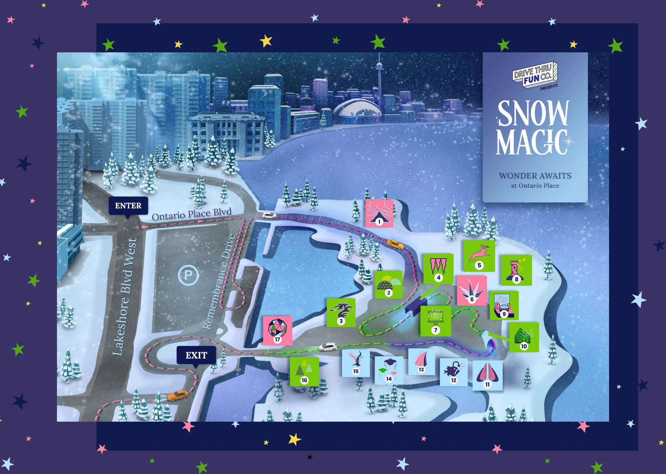 Experience Drive Thru Fun Co Presents Snow Magic