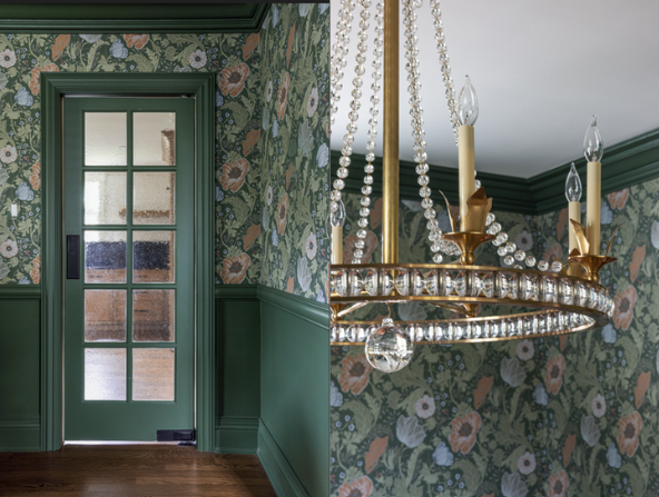 The Pattern Comeback: Botanical Wallpaper in North Shore Dining Rooms