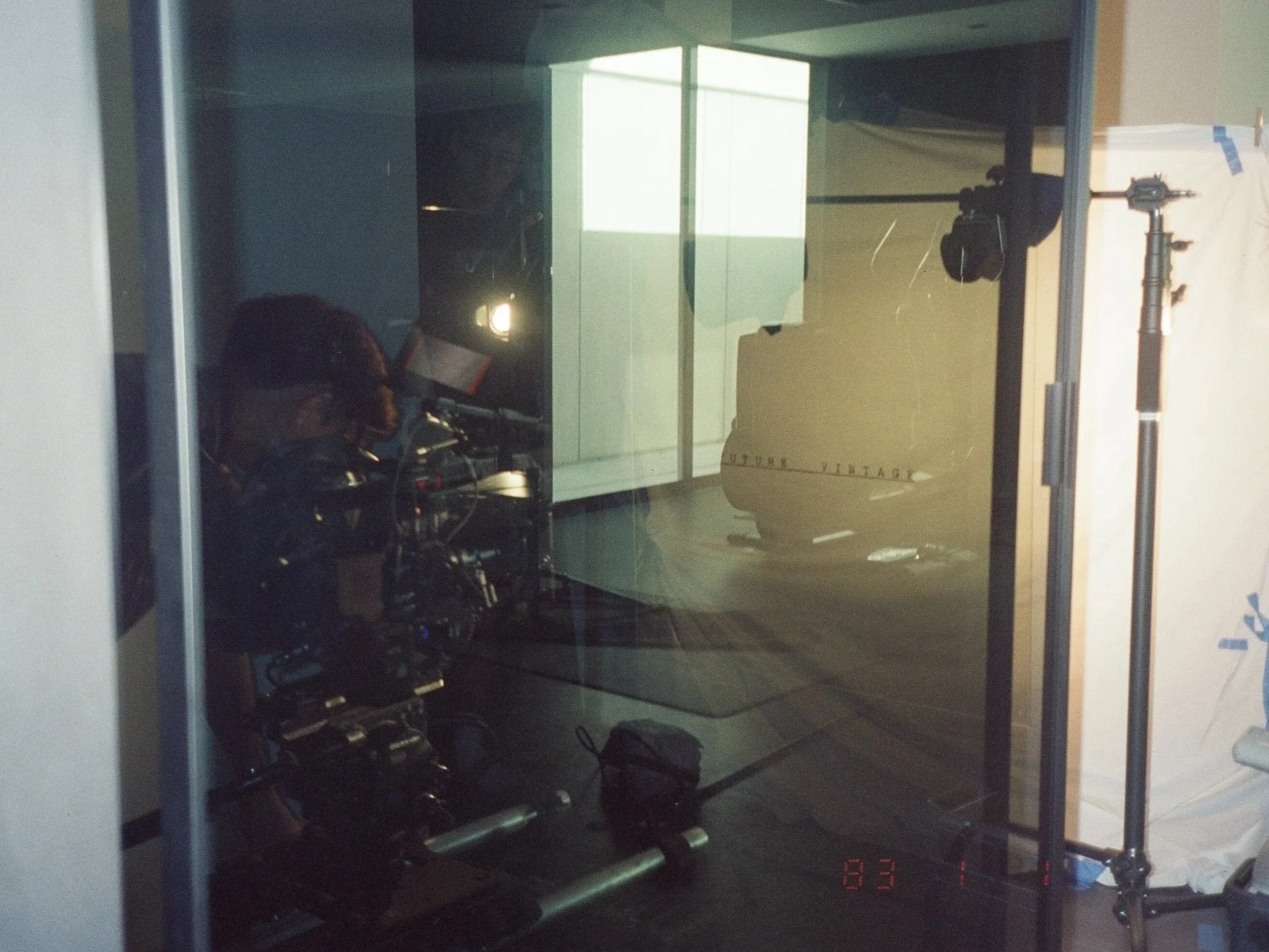 Olympus AF-1. Kodak Vision 3 500t. Built-in 35mm f2.8.