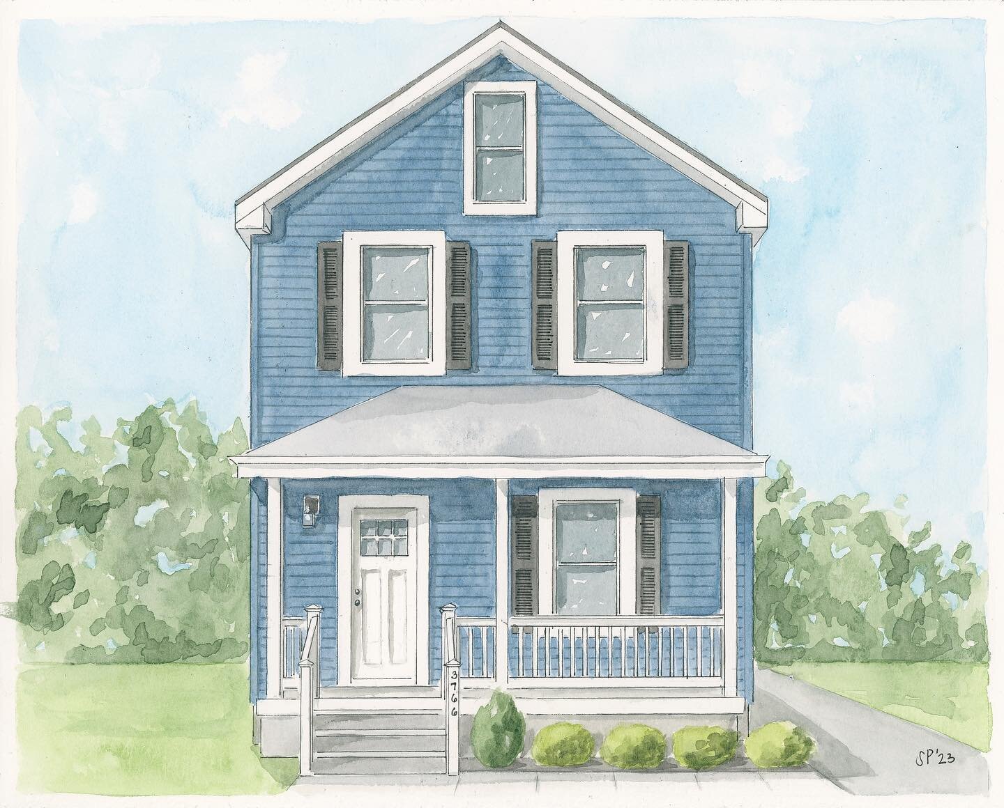 Home portraits are filling up for spring! Now that May is finally here, the next few weeks are a great time to snag some reference photos for a custom home portrait. 

Head over to the link in my bio to place your order and have it by the end of the 