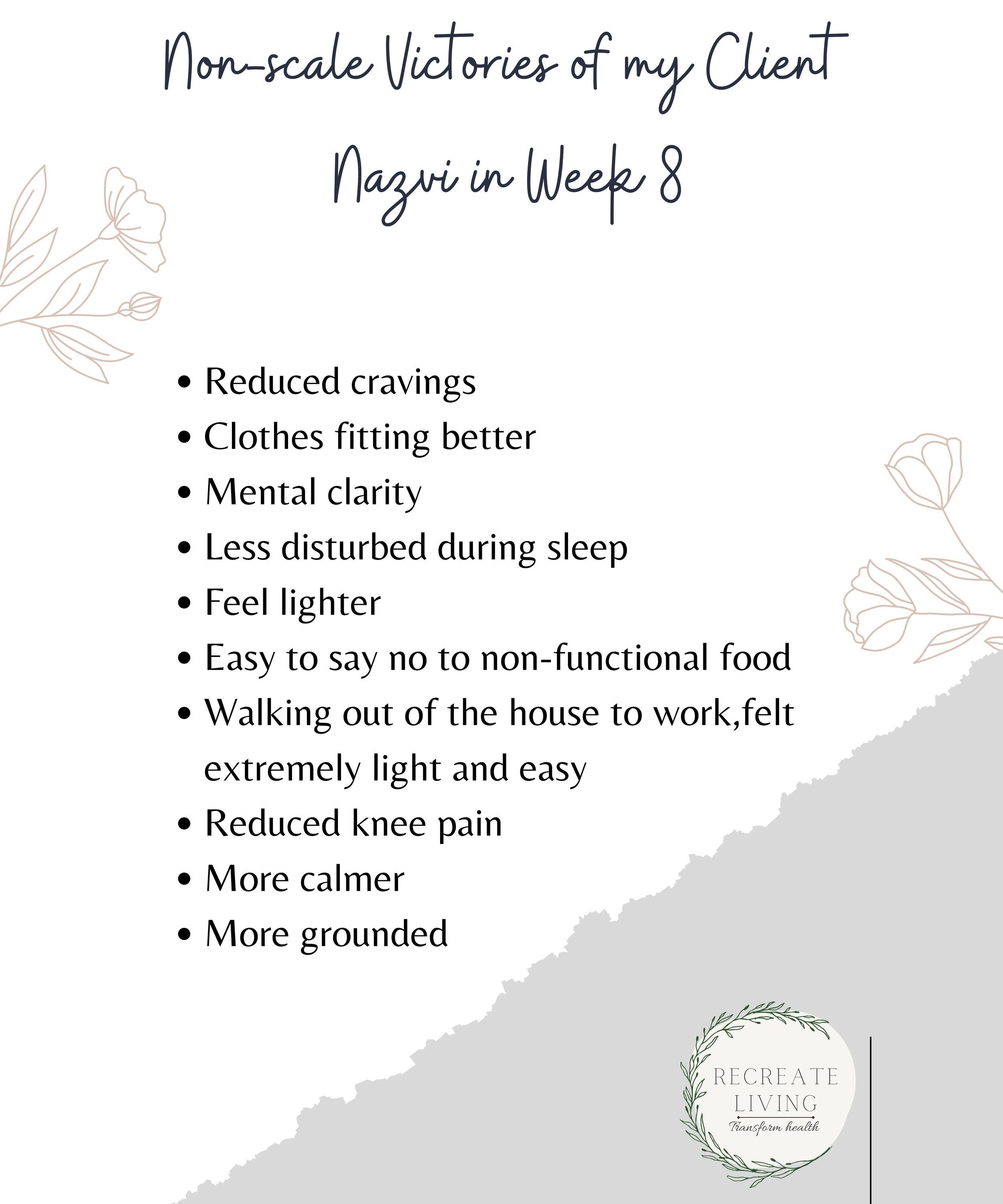 Non-scale Victories of my Client- Nadine in Week8 (4).jpg
