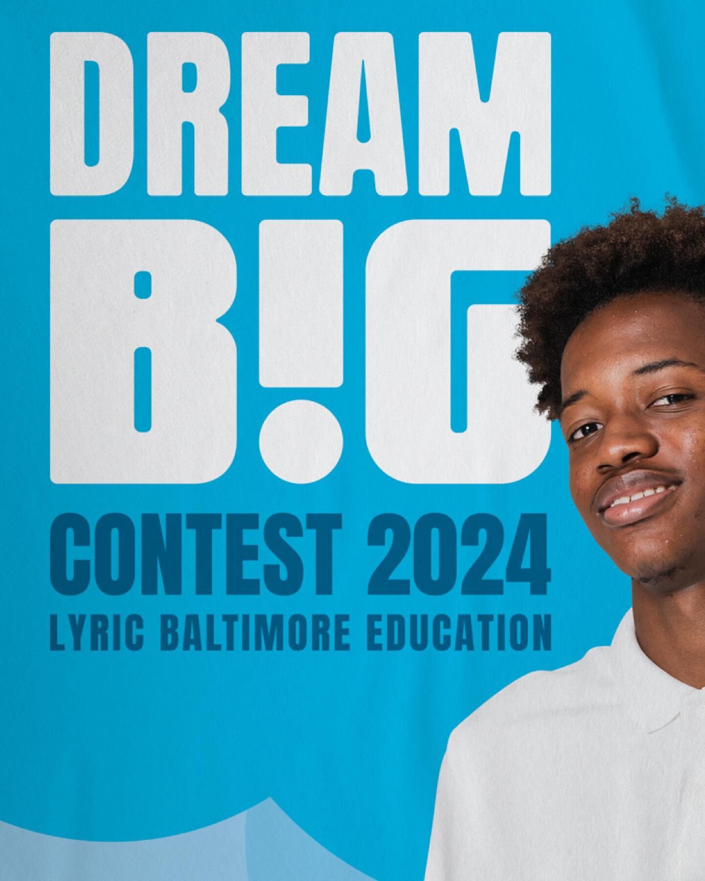 Next up: brand identity design for Lyric Baltimore&rsquo;s annual Dream Big contest.

Inspired by the incredible vision of Dr. Martin Luther King Jr.&mdash;built on principles of justice, equity, and love&mdash;the Lyric asks Baltimore City and Balti