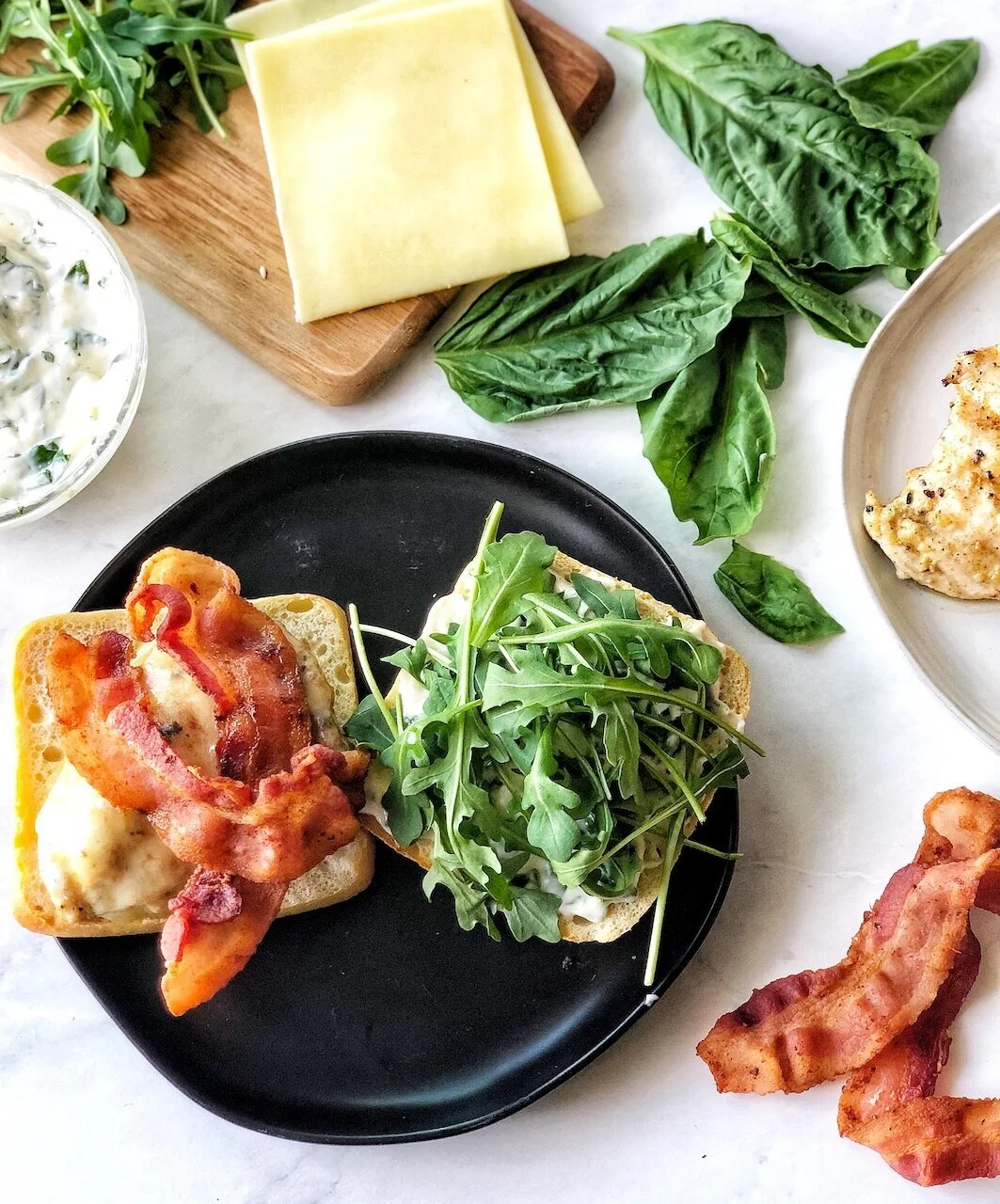 Grilled Chicken Sandwich with Basil Aioli