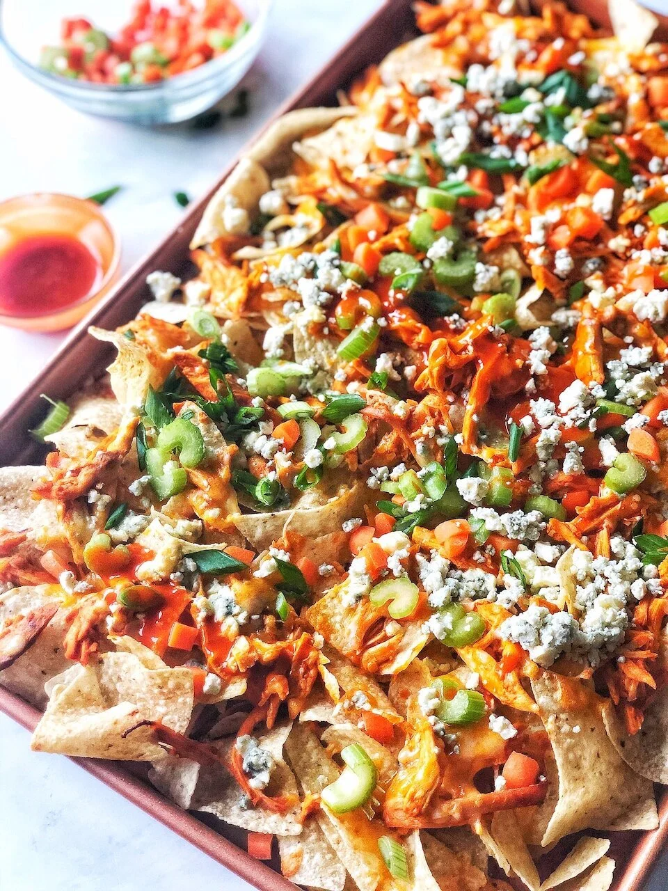 Buffalo Chicken Nachos