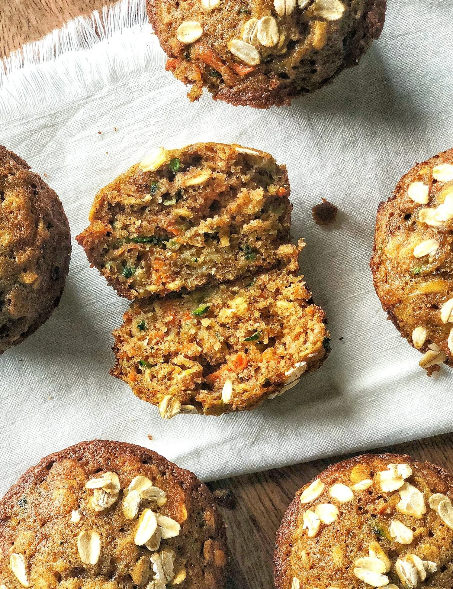 Zucchini Carrot Spice Muffins