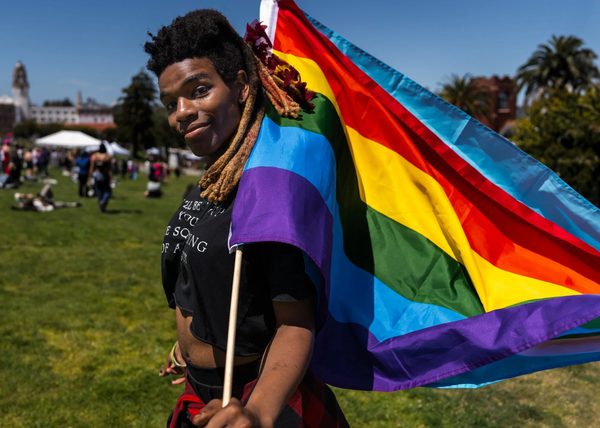 Trans Pride at Dolores Park, San Francisco with Our Family Coalition 2025