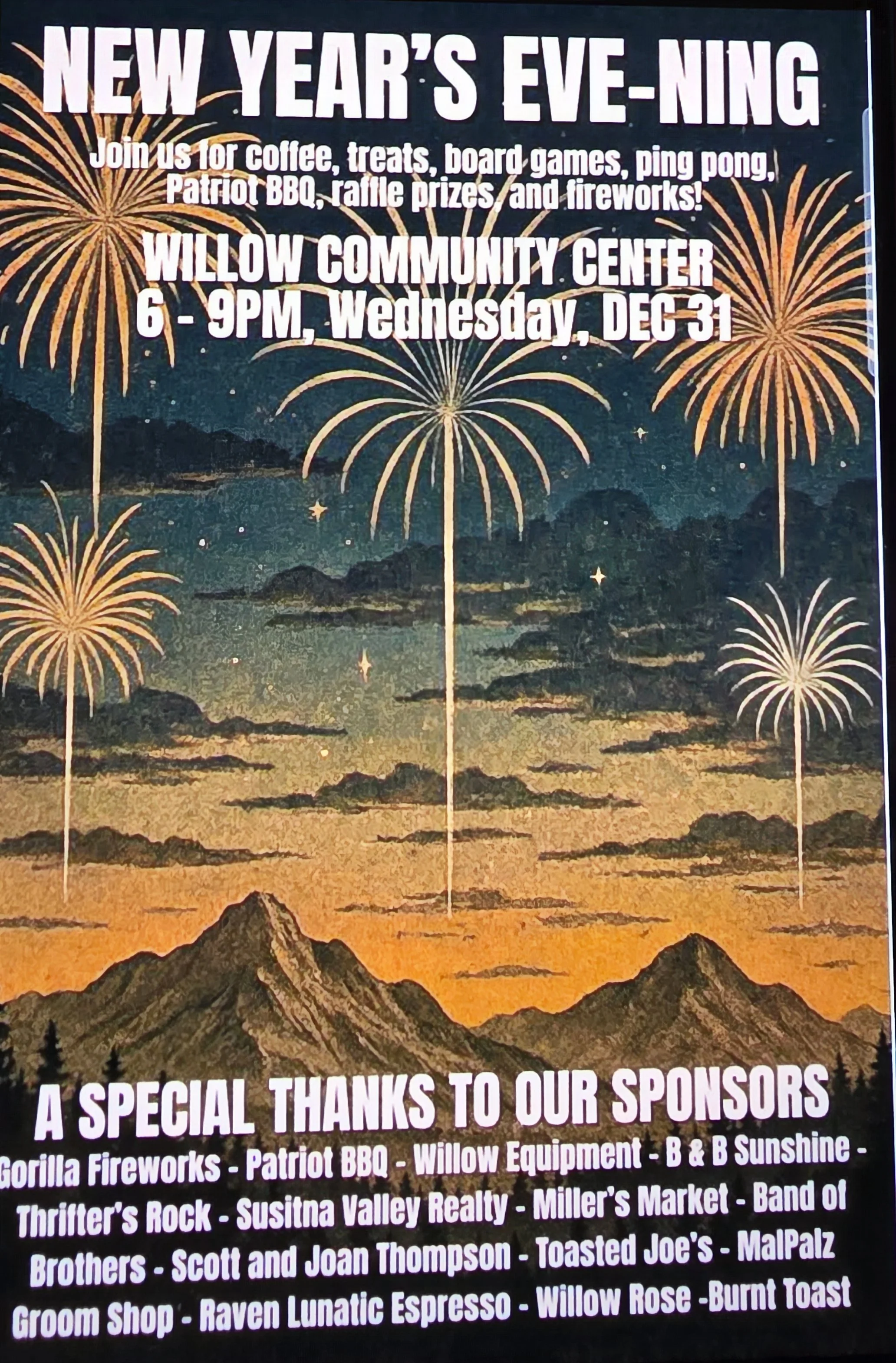 Willow New Year’s Eve-ning 