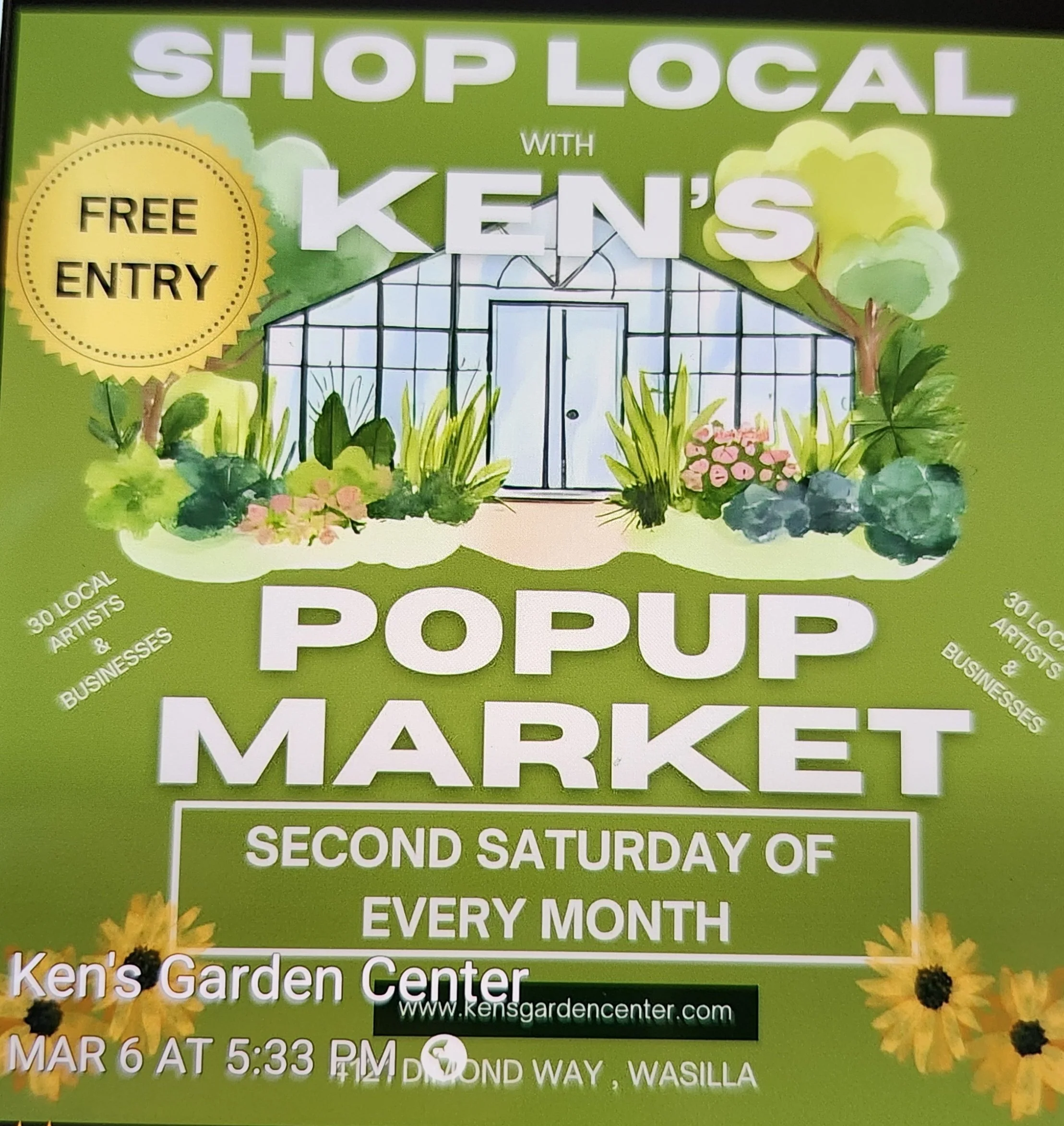 Ken's Garden Center Vendor Market 