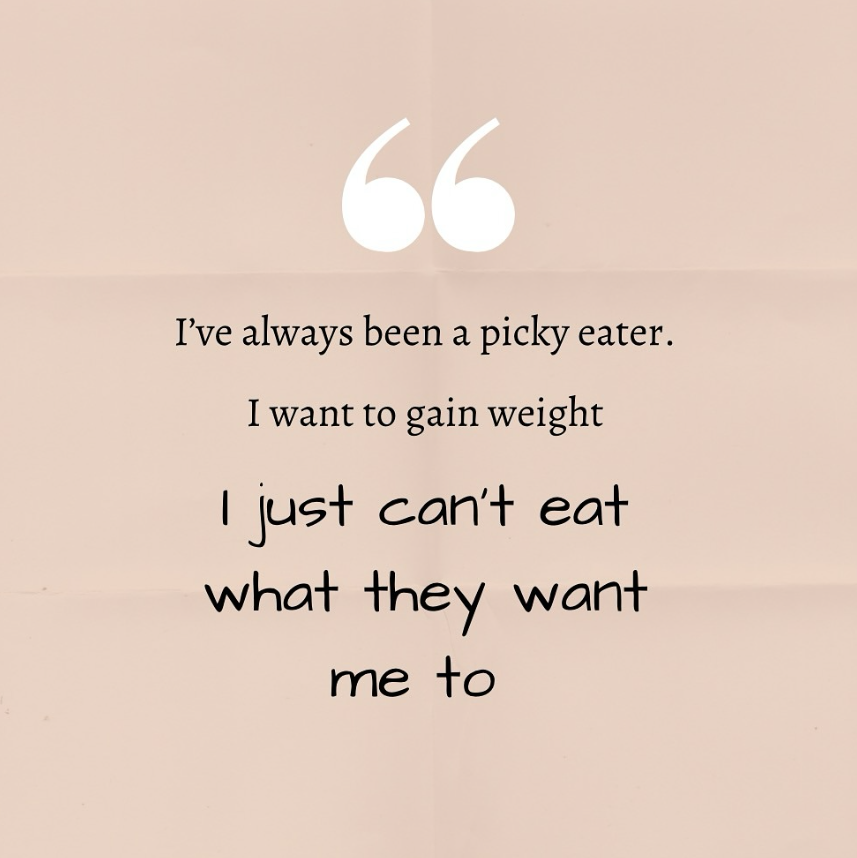 Client Quote # 73: picky eating