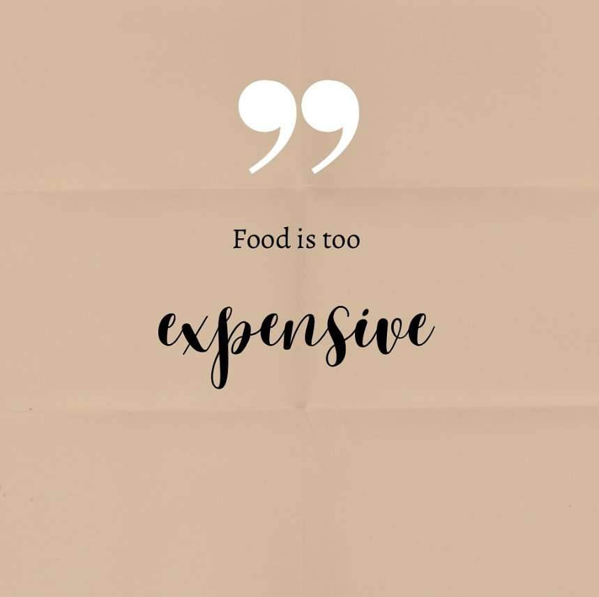 Client Quote # 78: food cost