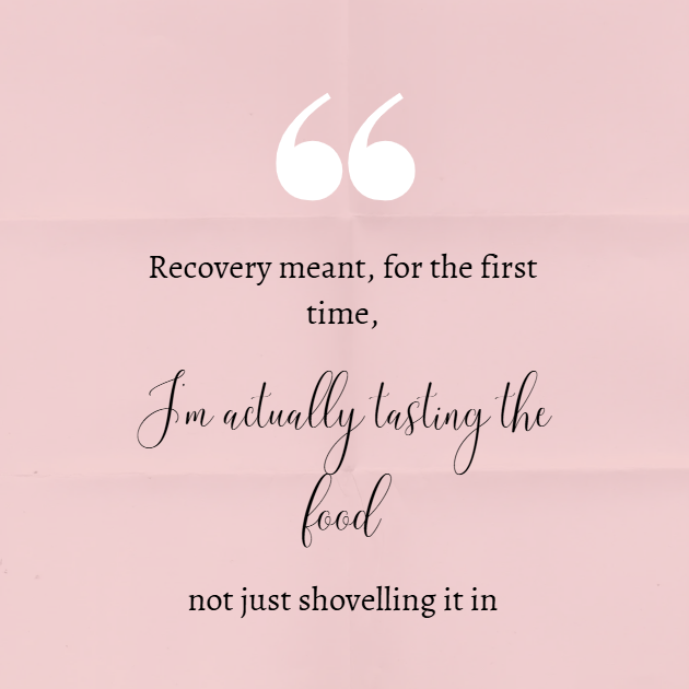 Client Quote # 81: tasting the food