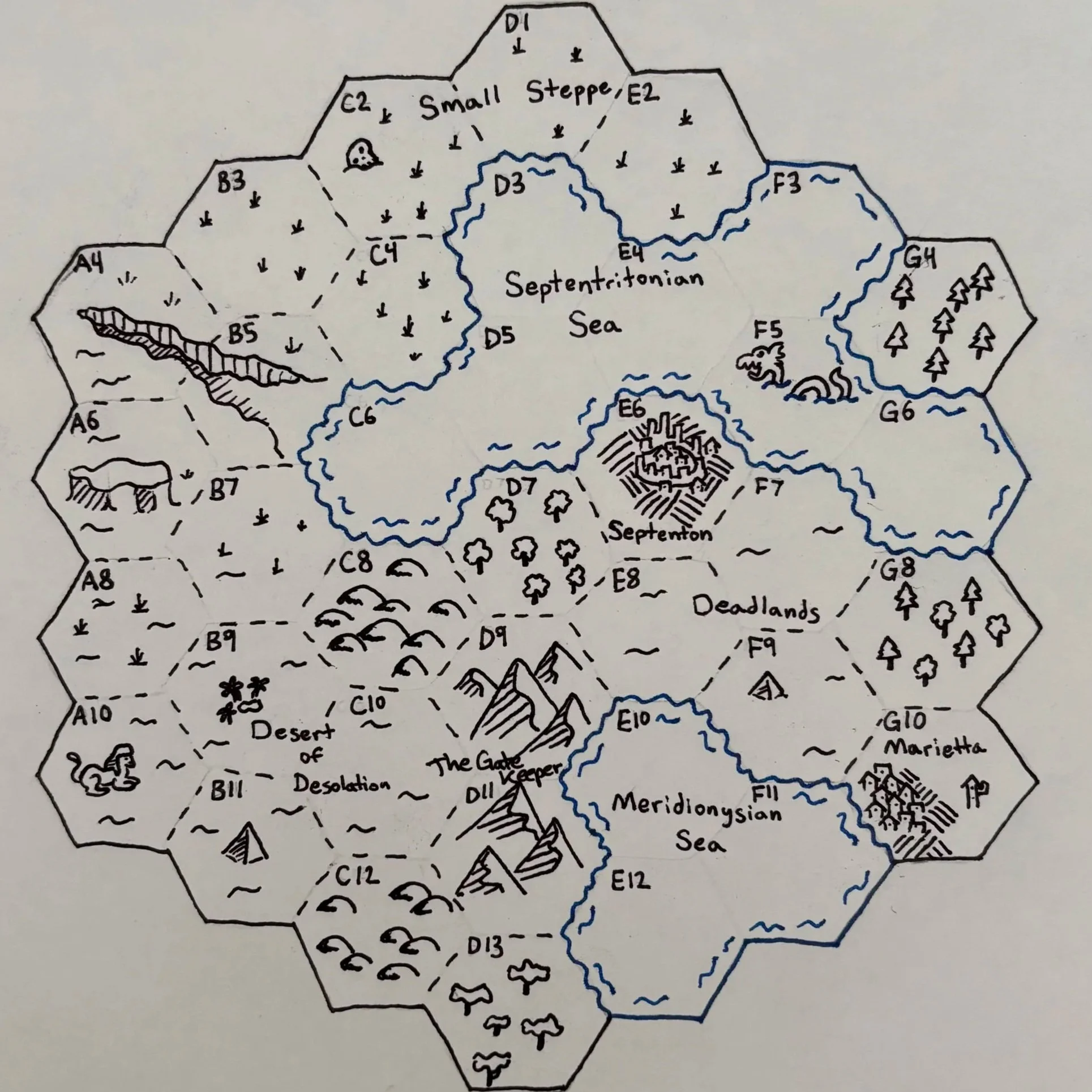 Chain Stocking the Hex Map