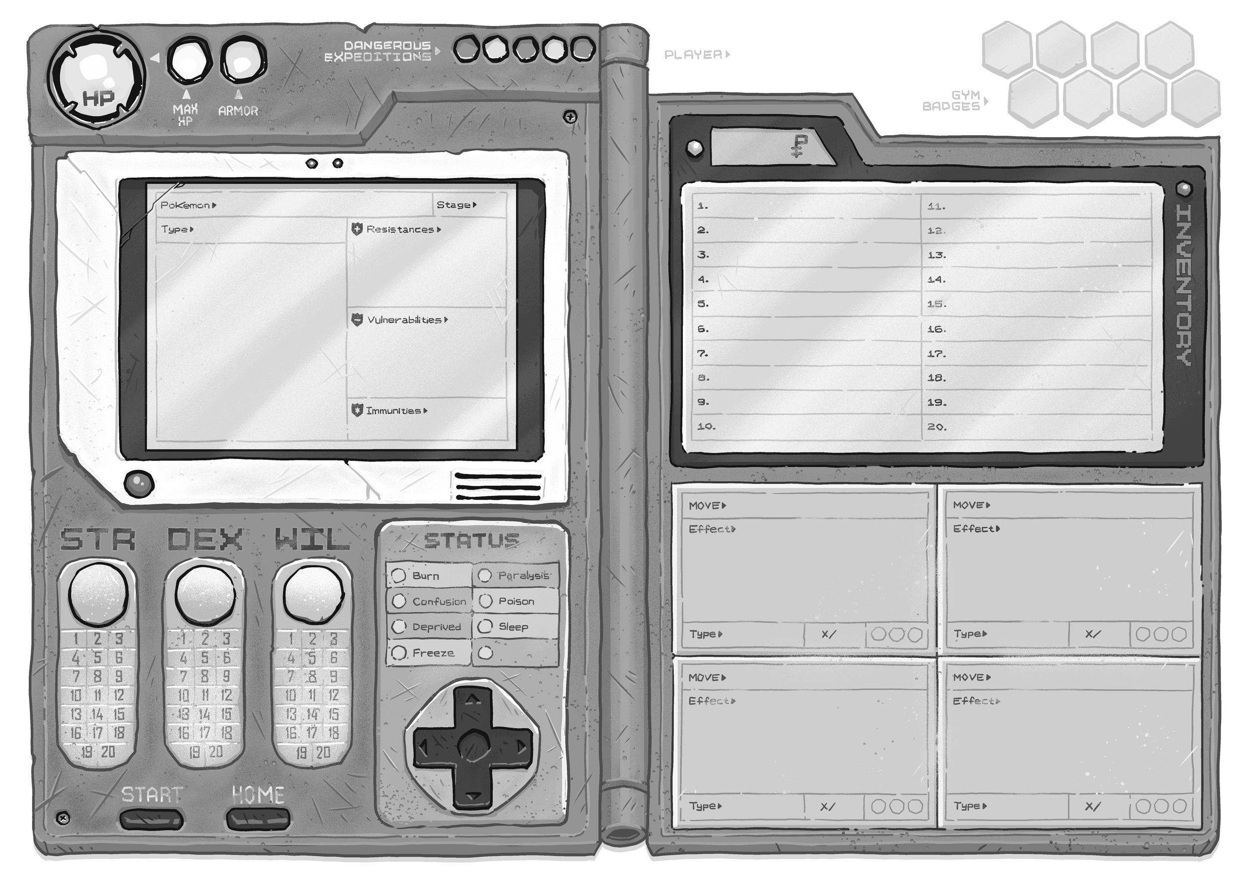 Pókemon Character Sheet - Grayscale.png (Copy)