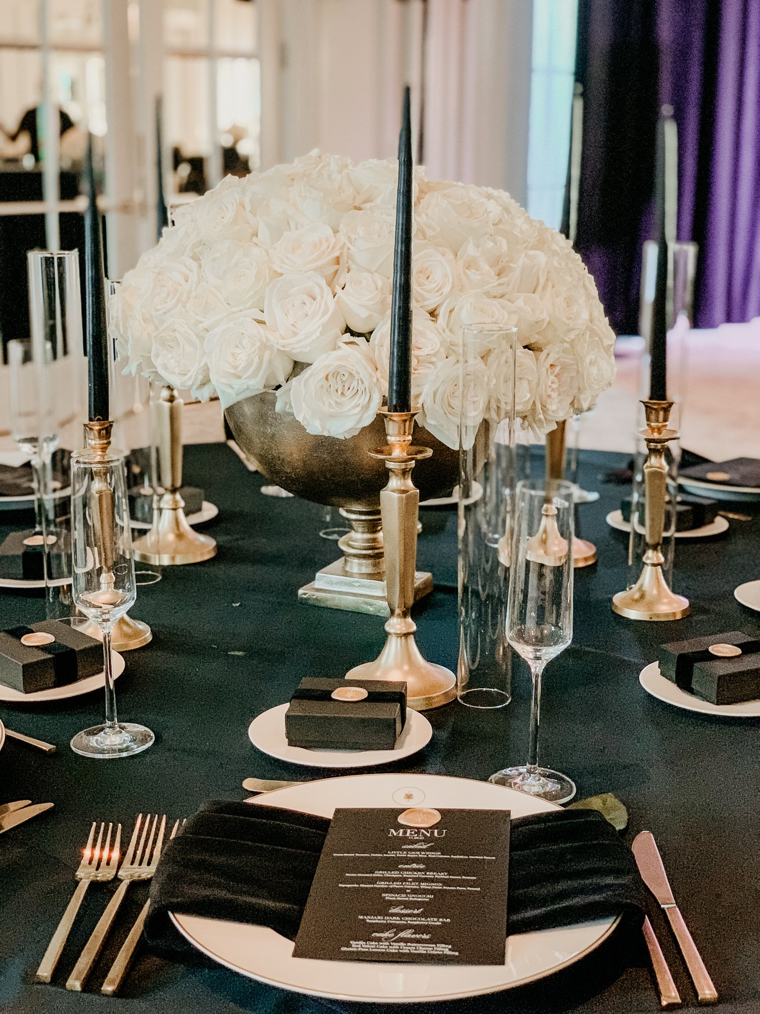 Rosewood Miramar Modern Wedding