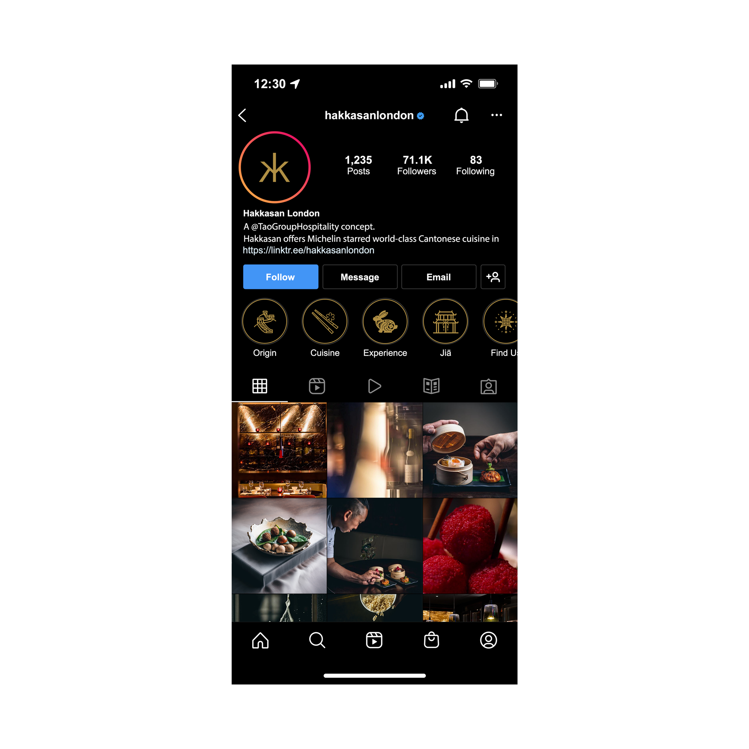 Hakkasan IG Feed UI.png
