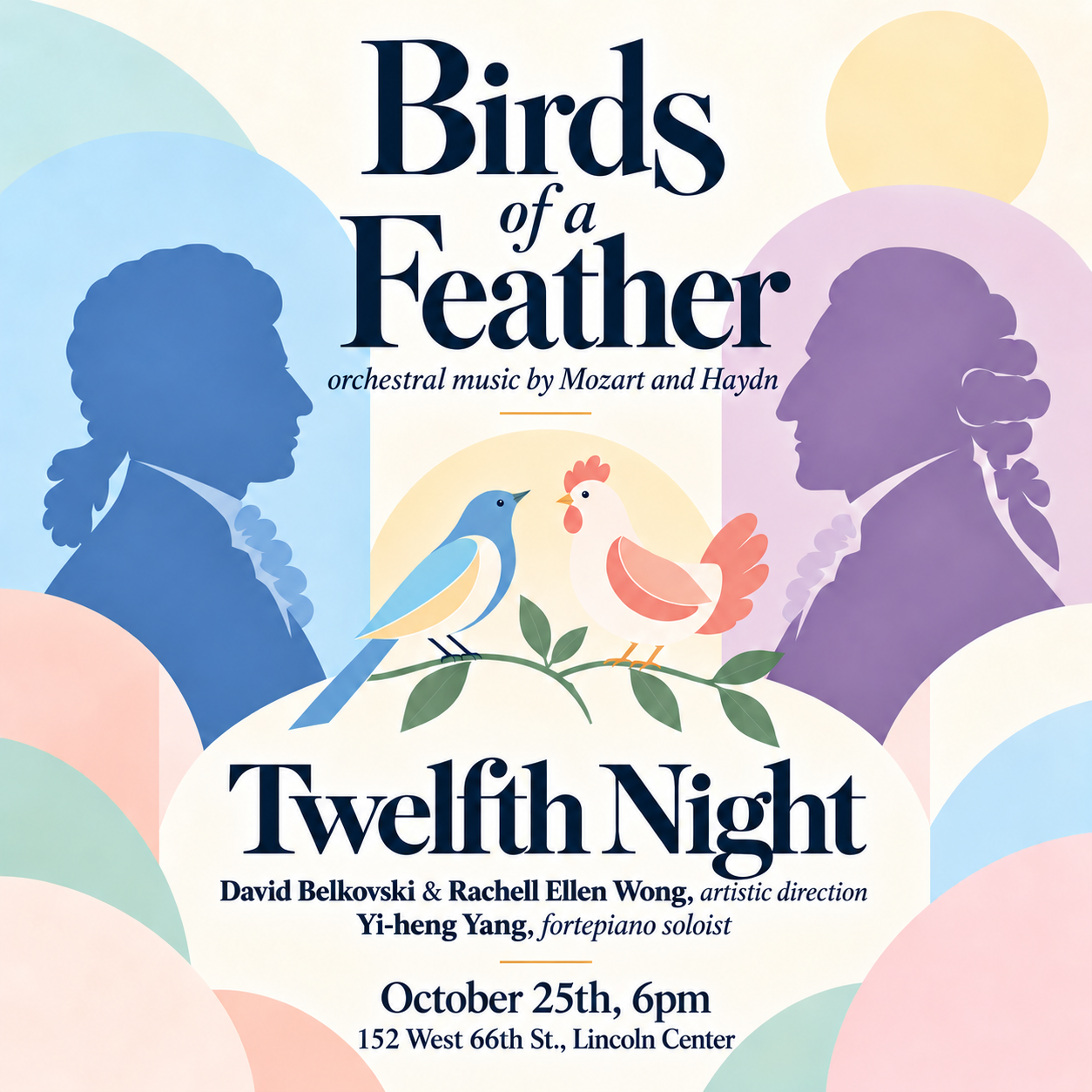 BIRDS OF A FEATHER: Orchestral Works by Mozart and Haydn (NYC SHOW)