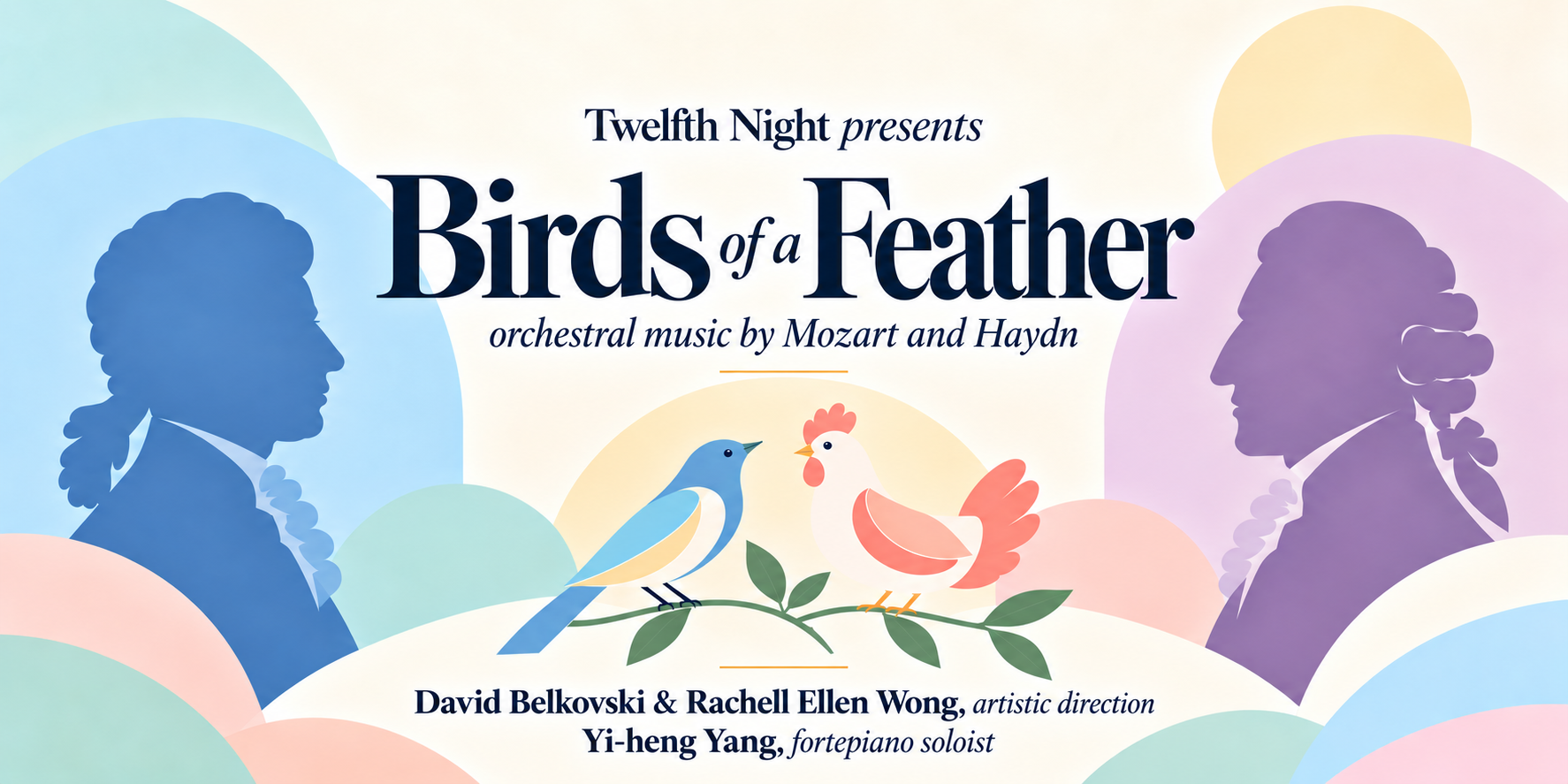 BIRDS OF A FEATHER: Orchestral Music by Mozart and Haydn (HUNTER, NY SHOW)