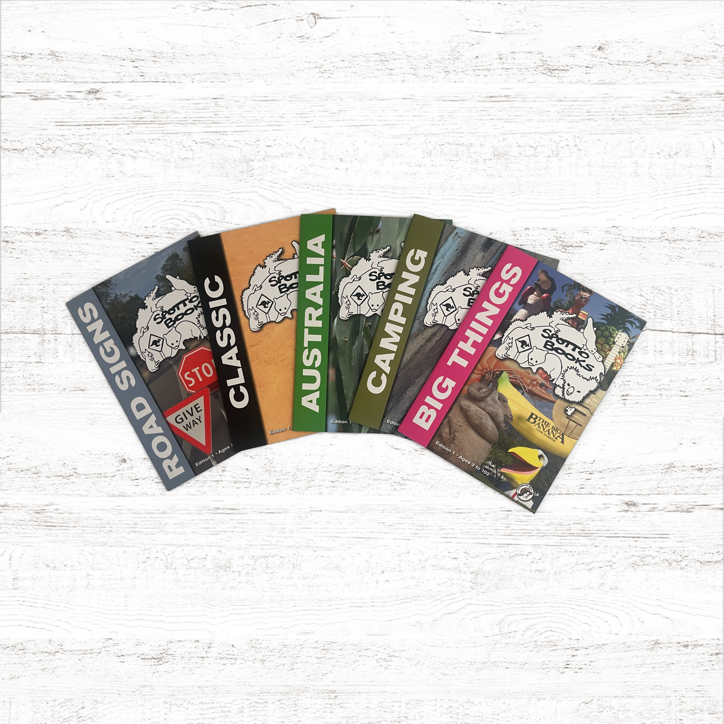 TRAVEL PACK - 5 BEST SELLERS (Classic, Big Things, Australia, Camping Road Signs)