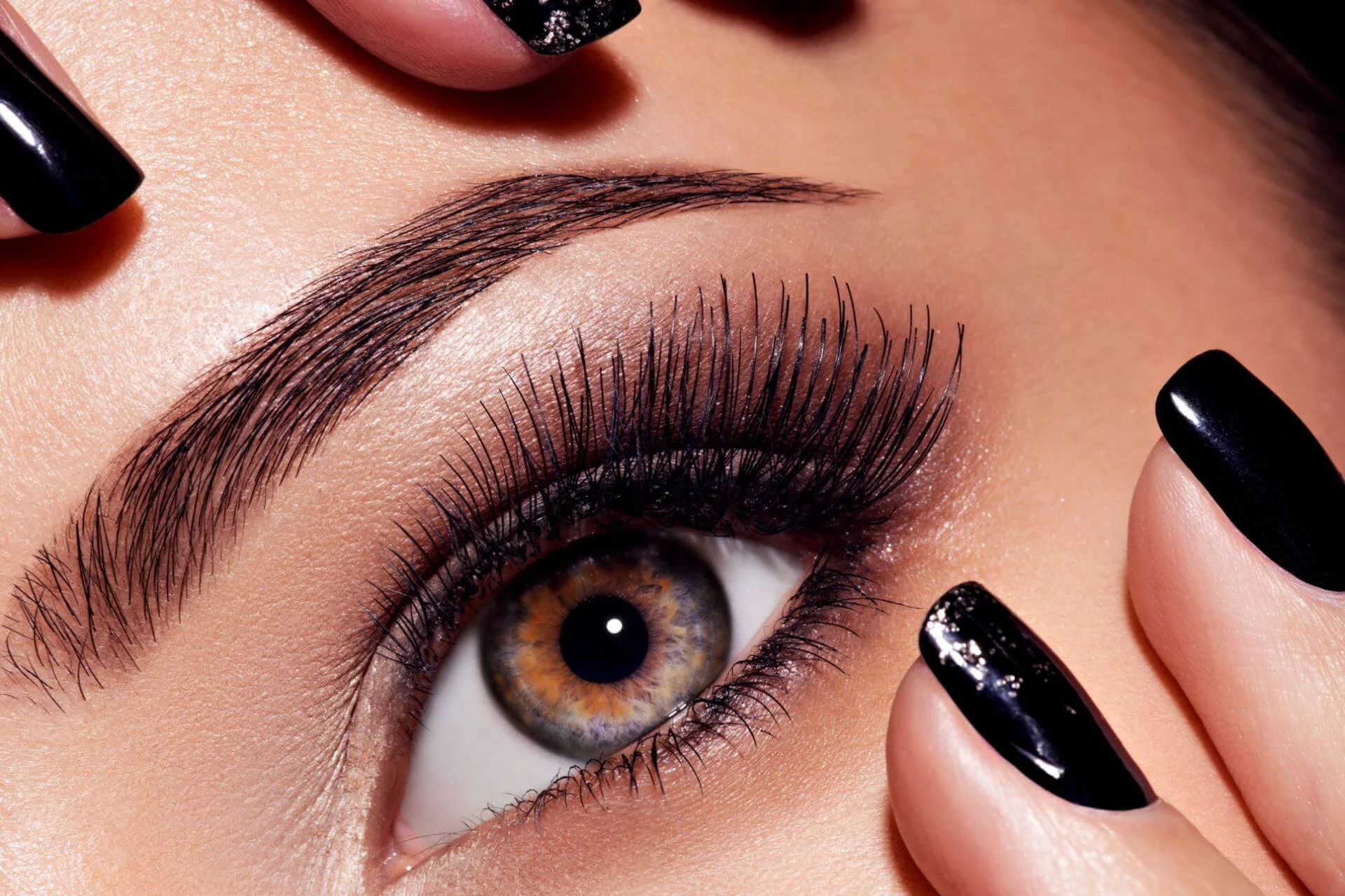 lashes, brows, and hands