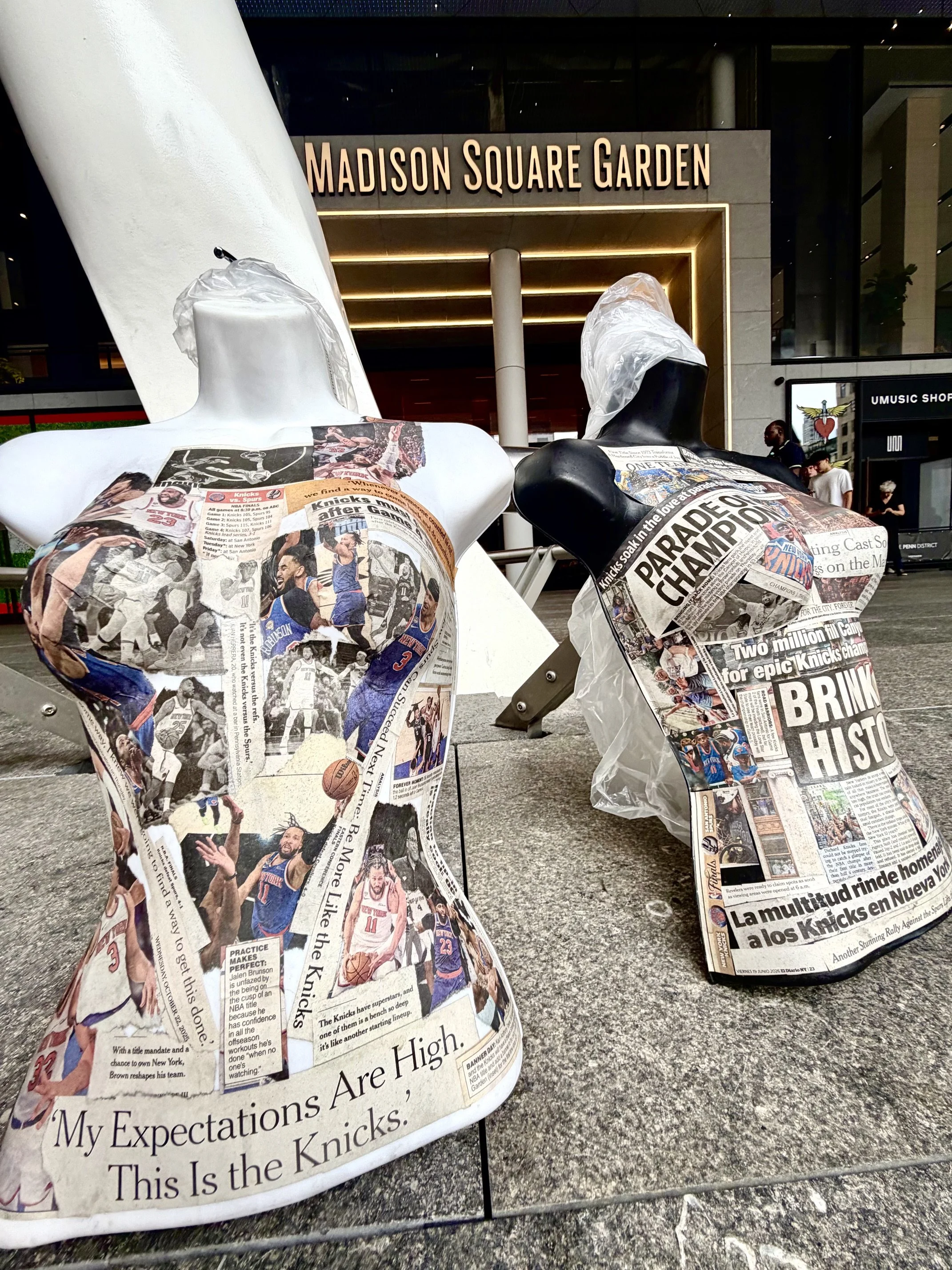 The Knicks Championship Time Capsules preserve the 2025–2026 championship season through authentic New York Times newspapers, documenting both the team's historic playoff run and the celebration that followed across New York City.