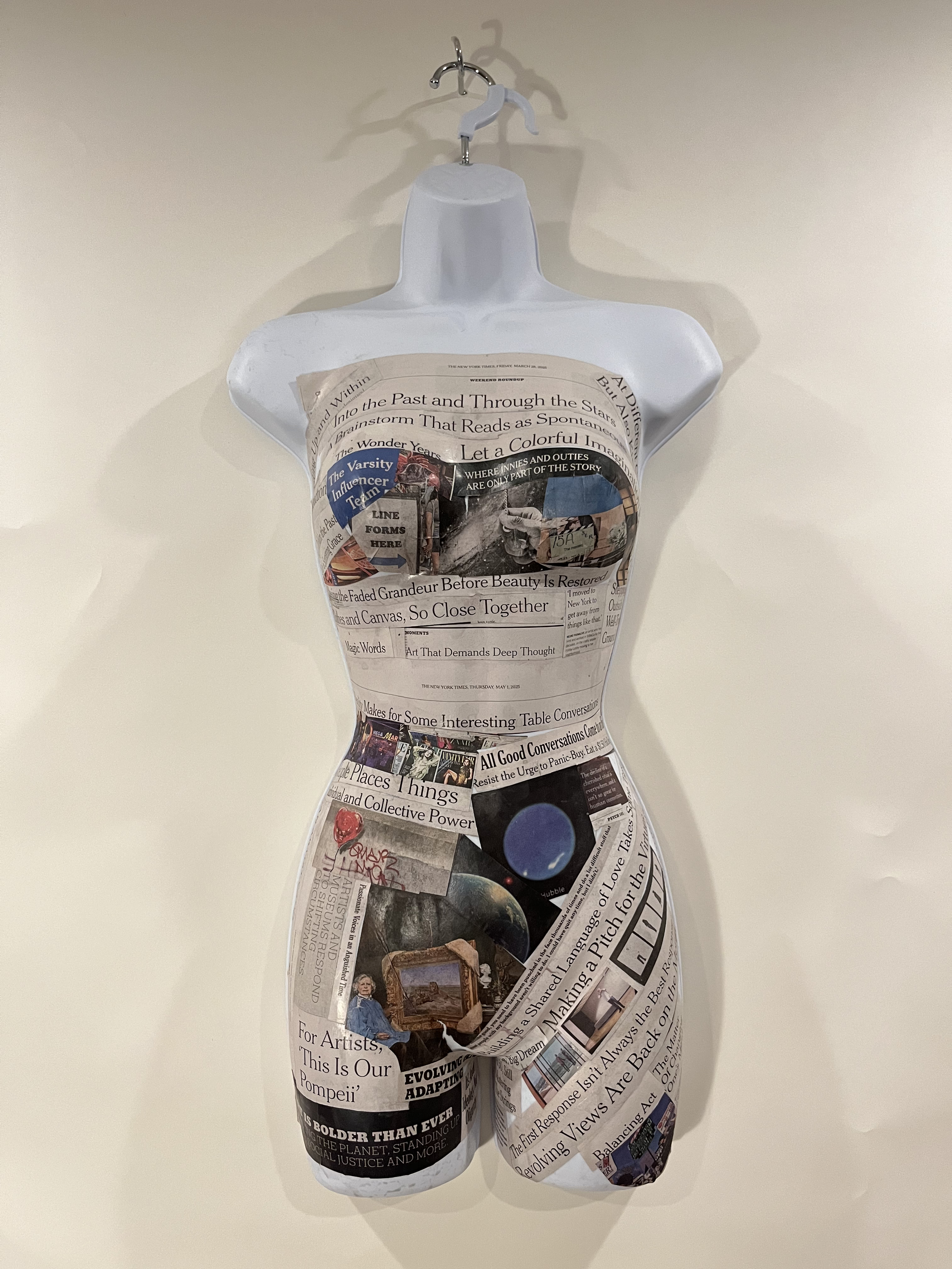 2025 Journeys, NY Times newsprint, c 2025