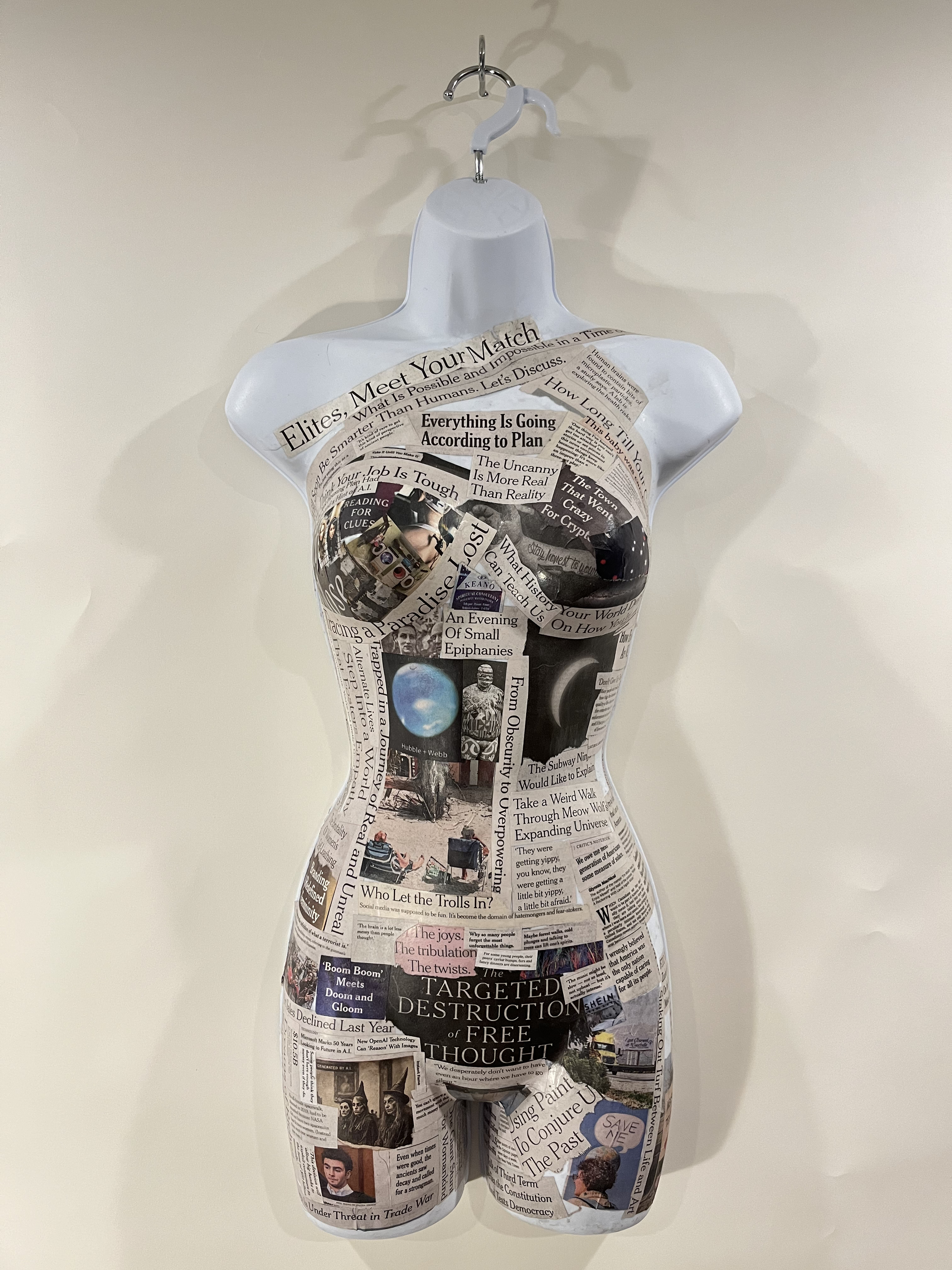 2025 Elites, NY Times newsprint, c 2025